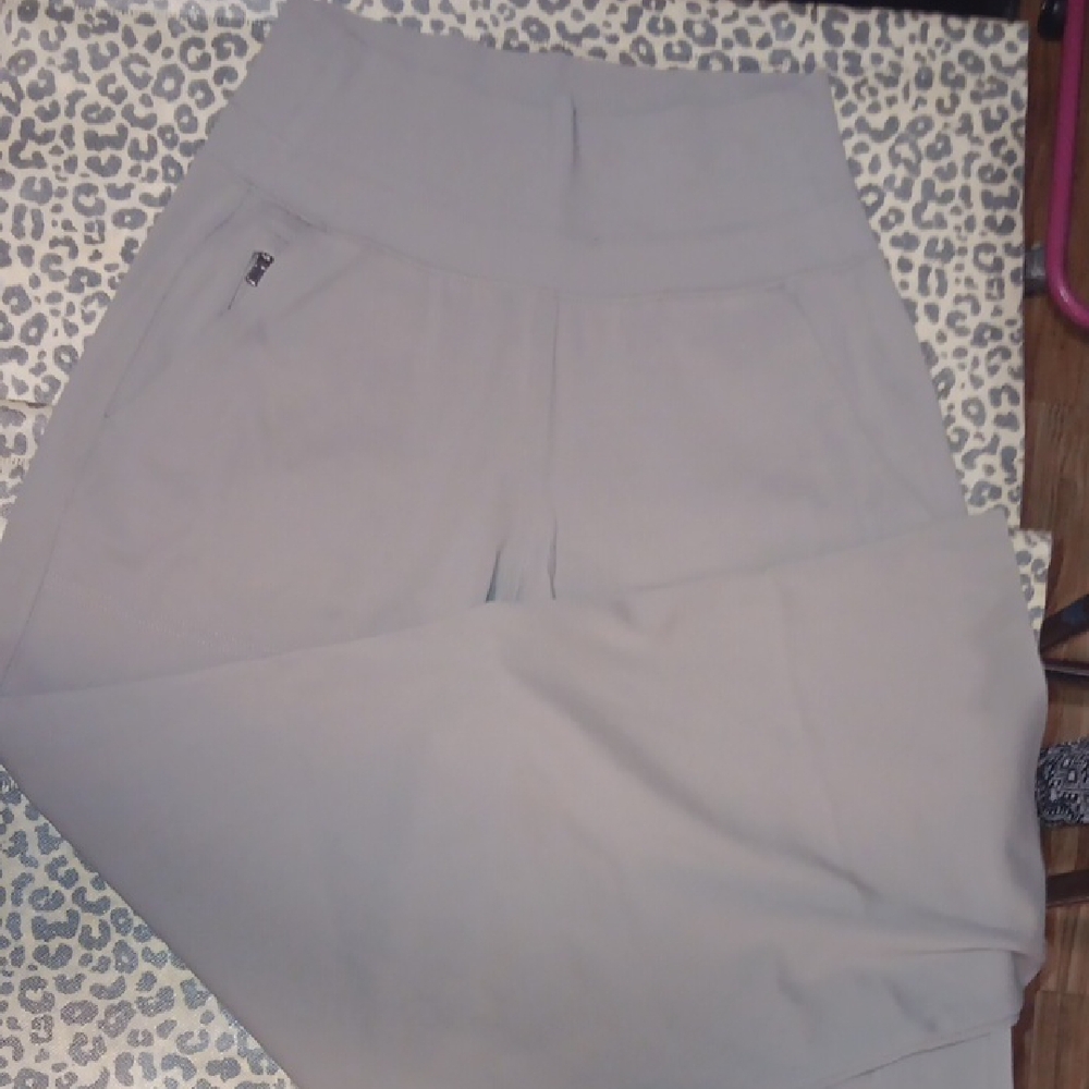 Athleta Women's Taupe High-Waisted Joggers